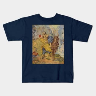 The good samaritan by van Gogh Kids T-Shirt